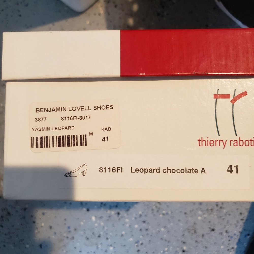 Thierry Rabotin Leopard Yasmin Heel size 10